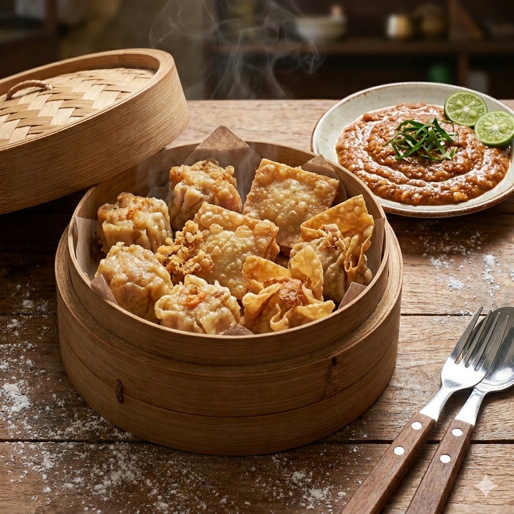 Siomay goreng renyah